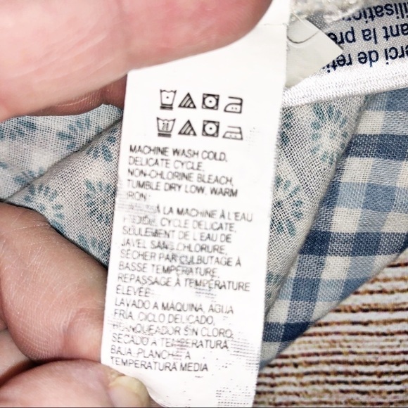 LUCKY BRAND Plaid Pullover Blouse Size XS - Picture 10 of 10